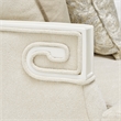La Marisia Chenille Sofa - Tranquil/Creamy Pearl