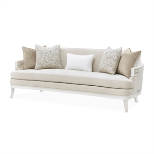 La Marisia Chenille Sofa - Tranquil/Creamy Pearl