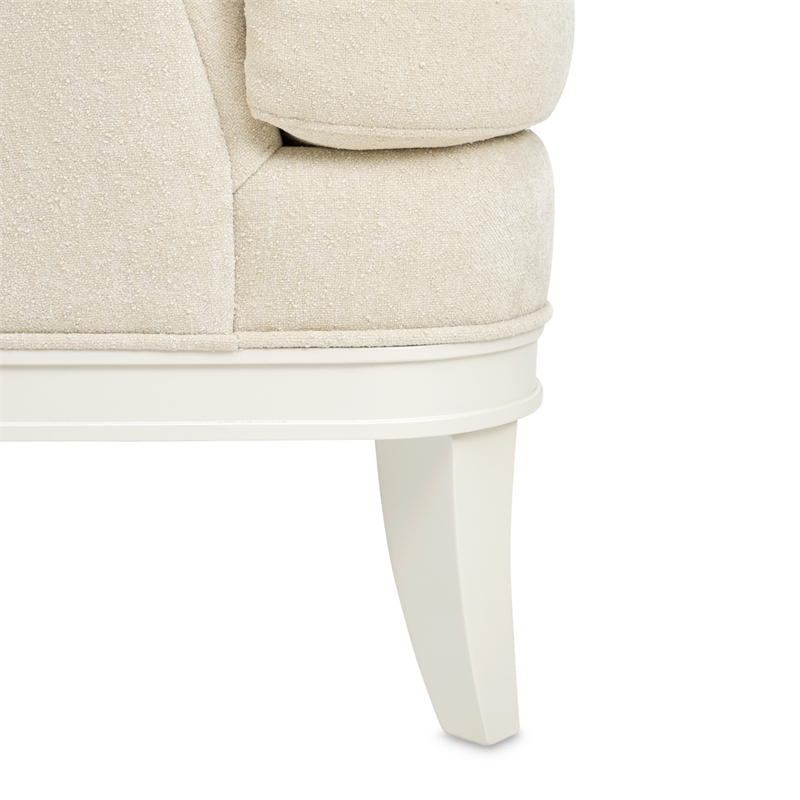 La Marisia Chenille Loveseat - Tranquil/Creamy Pearl