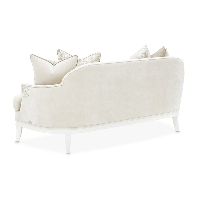 La Marisia Chenille Loveseat - Tranquil/Creamy Pearl