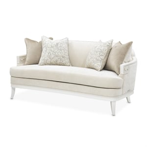 La Marisia Chenille Loveseat - Tranquil/Creamy Pearl