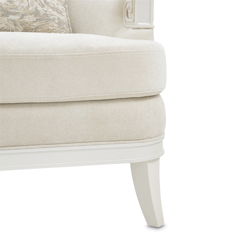 La Marisia Chenille Matching Chair - Tranquil/Creamy Pearl