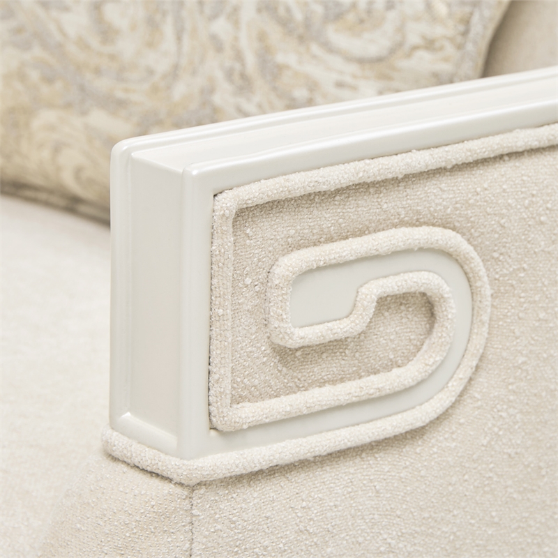 La Marisia Chenille Matching Chair - Tranquil/Creamy Pearl