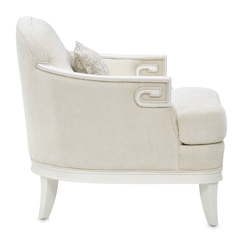 La Marisia Chenille Matching Chair - Tranquil/Creamy Pearl