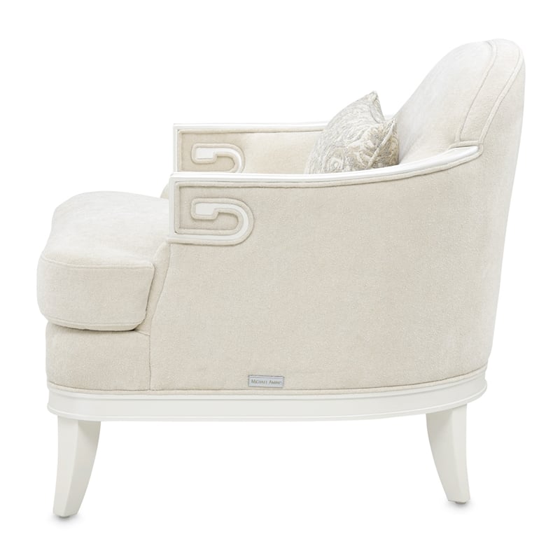 La Marisia Chenille Matching Chair - Tranquil/Creamy Pearl