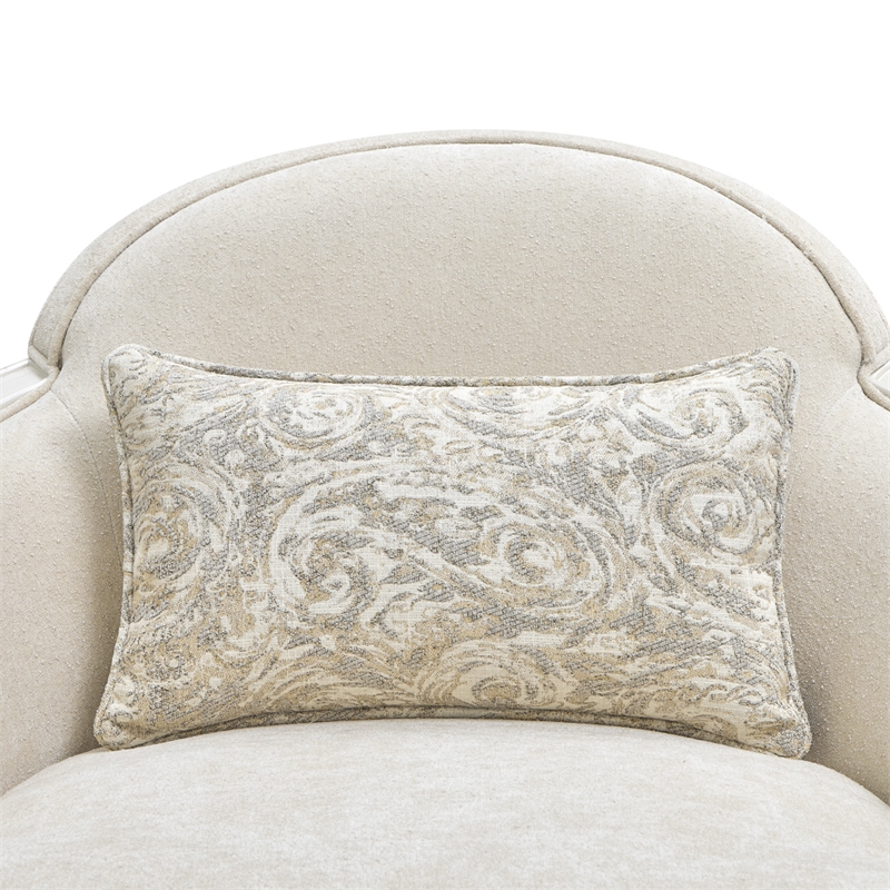 La Marisia Chenille Matching Chair - Tranquil/Creamy Pearl