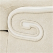 La Marisia Chenille Chaise - Tranquil/Light Champagne
