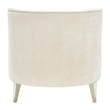 La Marisia Chenille Chaise - Tranquil/Light Champagne
