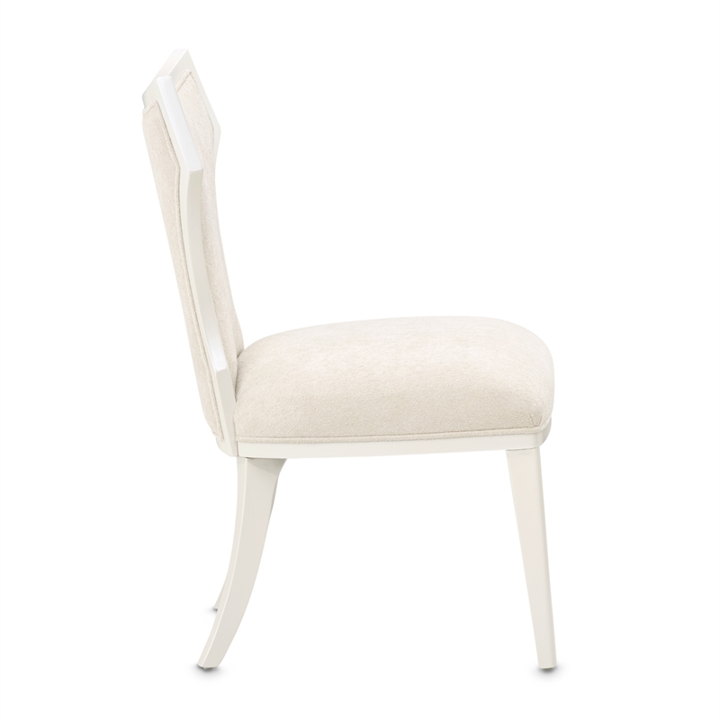 La Marisia Vanity Set with Mirror & Chair Set - Creamy Pearl