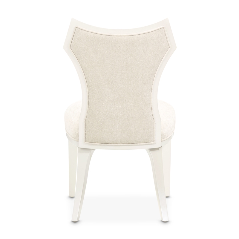 La Marisia Vanity Set with Mirror & Chair Set - Creamy Pearl