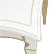 La Marisia Vanity Set with Mirror & Chair Set - Creamy Pearl