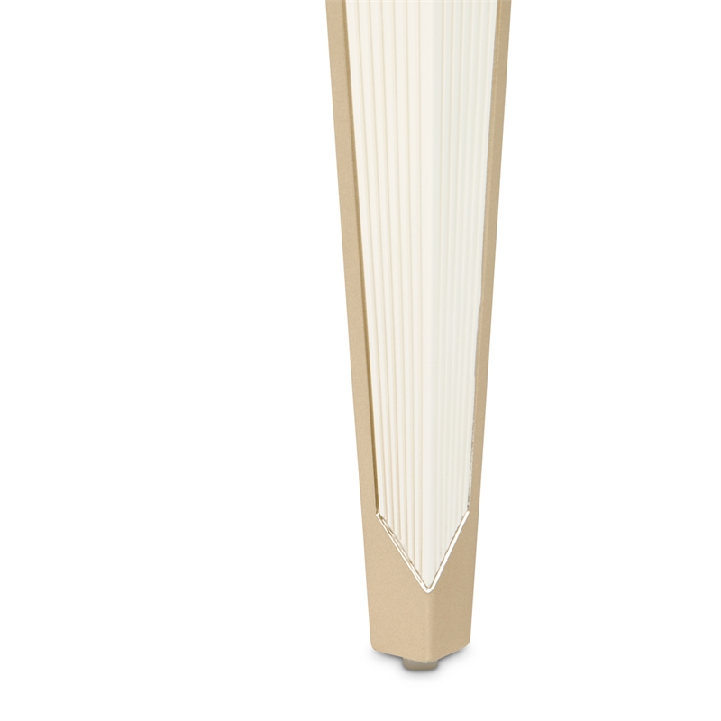 La Marisia Vanity with Mirror - Creamy Pearl