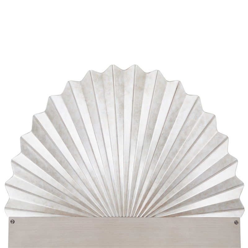 Fantosini King Fan Bed - Silver Leaf