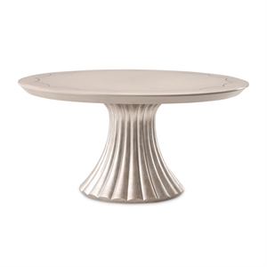 Fantosini 60-inch Round Dining Table - Silver