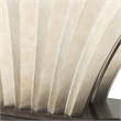 Fantosini Pedestal Dining Table - Silver Mist