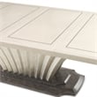 Fantosini Pedestal Dining Table - Silver Mist