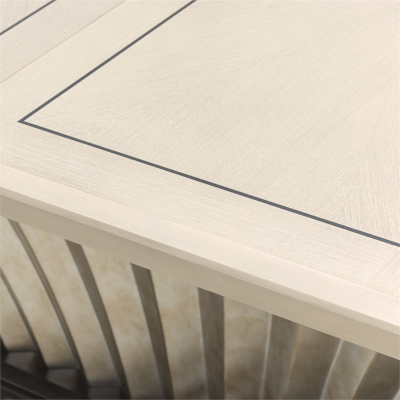 Fantosini Pedestal Dining Table - Silver Mist