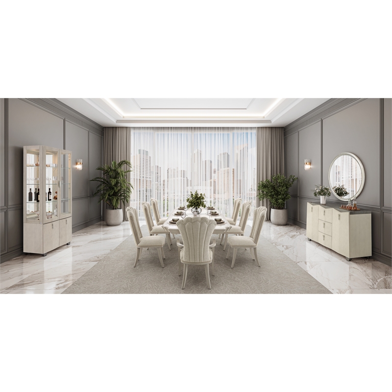 Fantosini Display Cabinet - Silver Mist