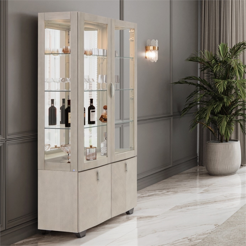 Fantosini Display Cabinet - Silver Mist