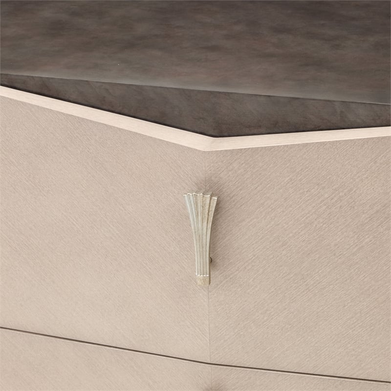 Fantosini 9-Drawer Dresser - Silver Mist