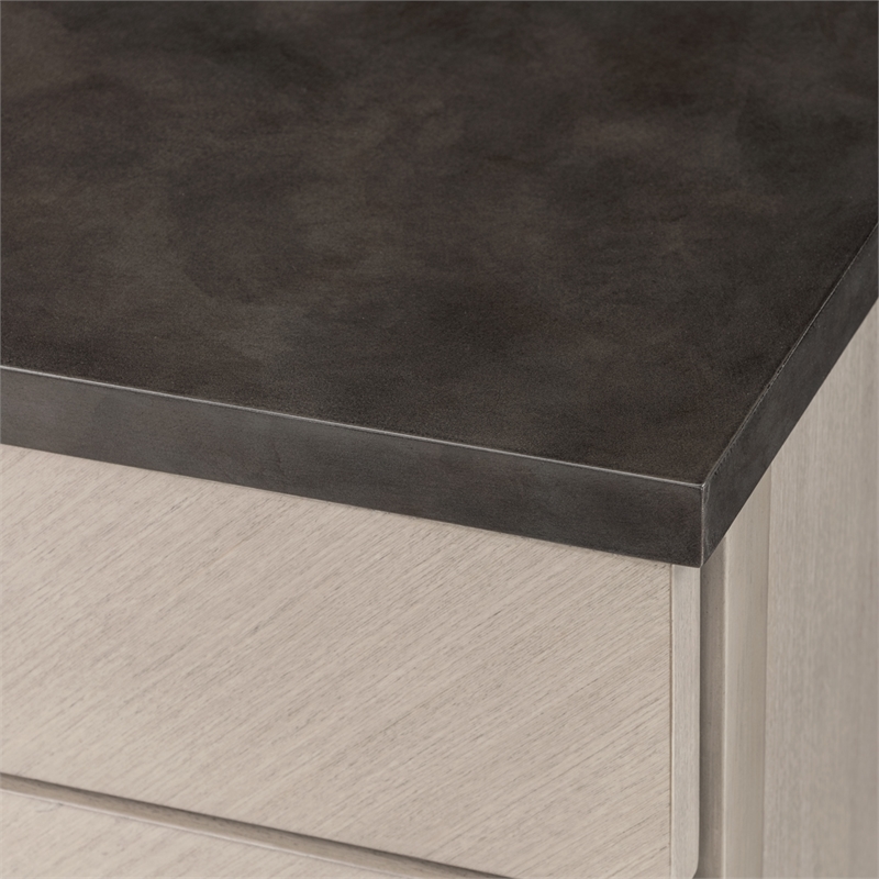 Fantosini Vanity with Mirror - Silver Mist