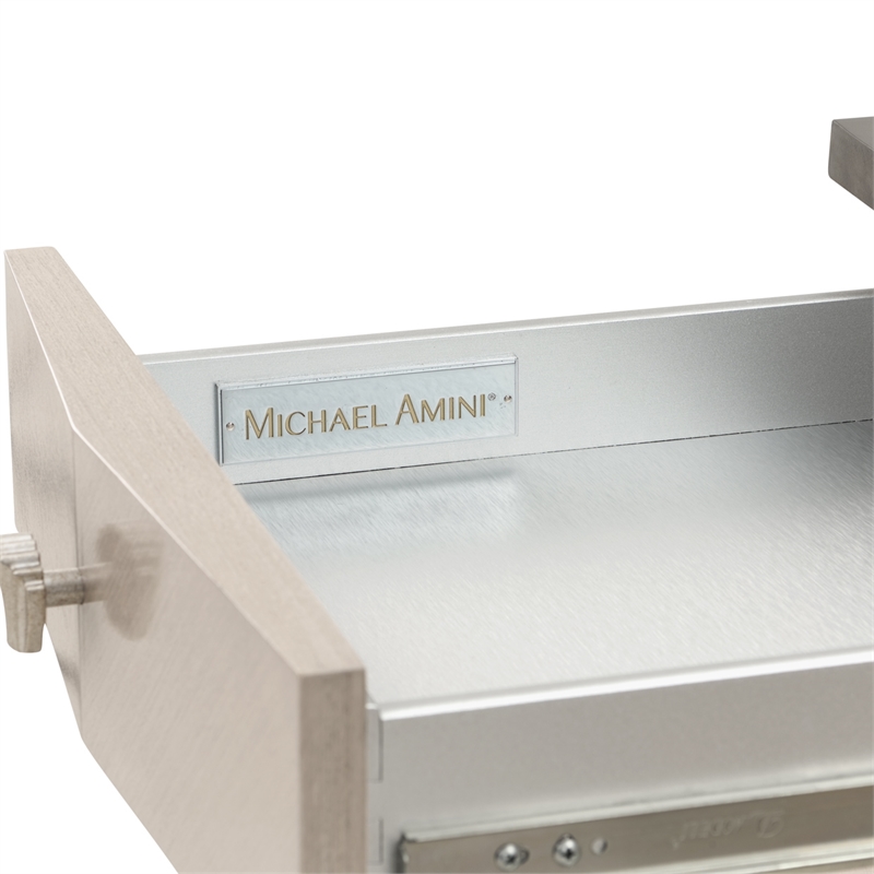 Fantosini Vanity with Mirror - Silver Mist