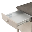 Fantosini Vanity Set with Mirror and Chair - Silver Mist