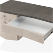 Fantosini Vanity Set with Mirror and Chair - Silver Mist
