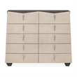 Fantosini 10-Drawer Mule Chest - Silver Mist