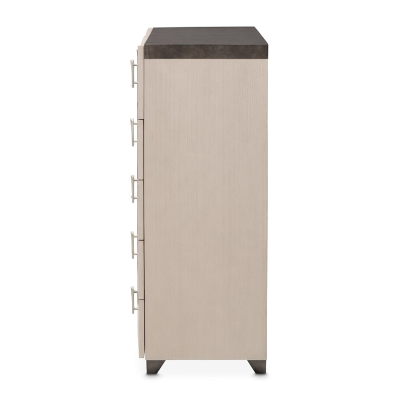 Fantosini 10-Drawer Mule Chest - Silver Mist