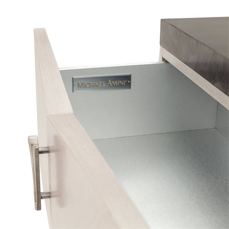 Fantosini 10-Drawer Mule Chest - Silver Mist