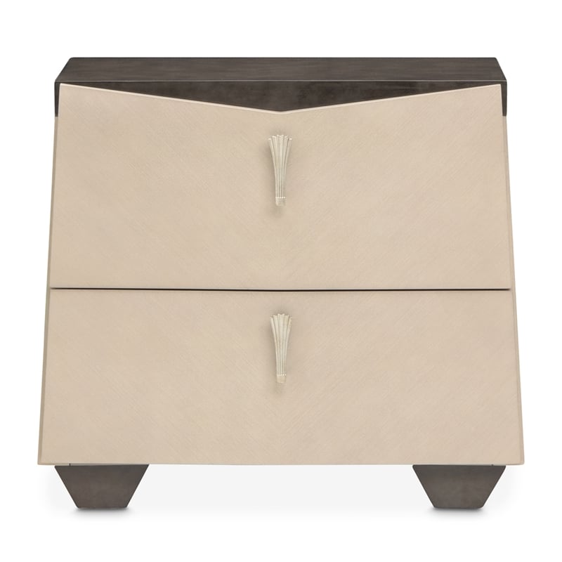 Fantosini Nightstand - Silver Mist
