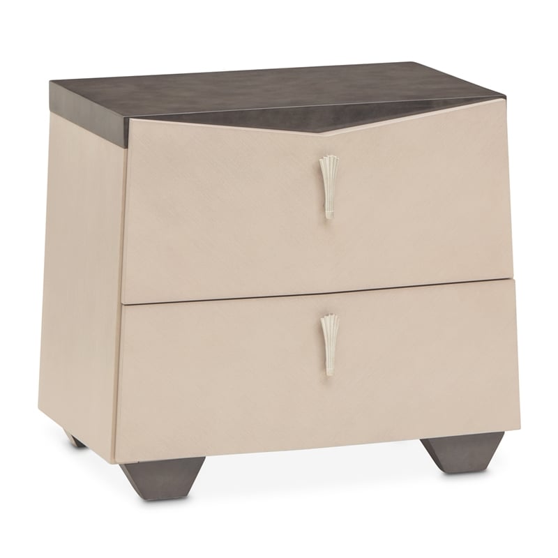 Fantosini Nightstand - Silver Mist