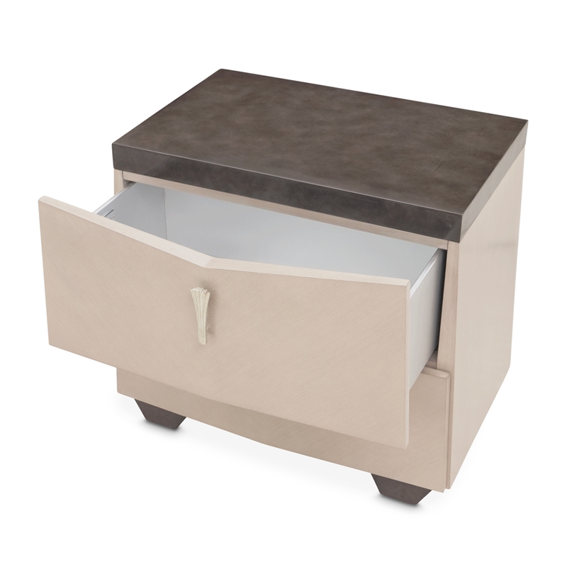 Fantosini Nightstand - Silver Mist
