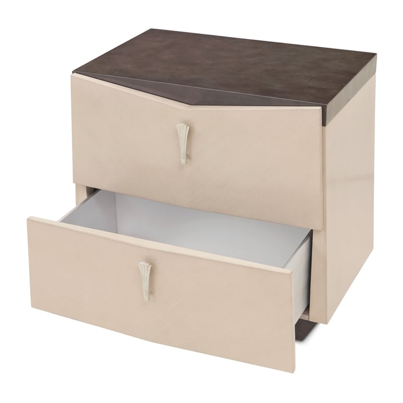 Fantosini Nightstand - Silver Mist