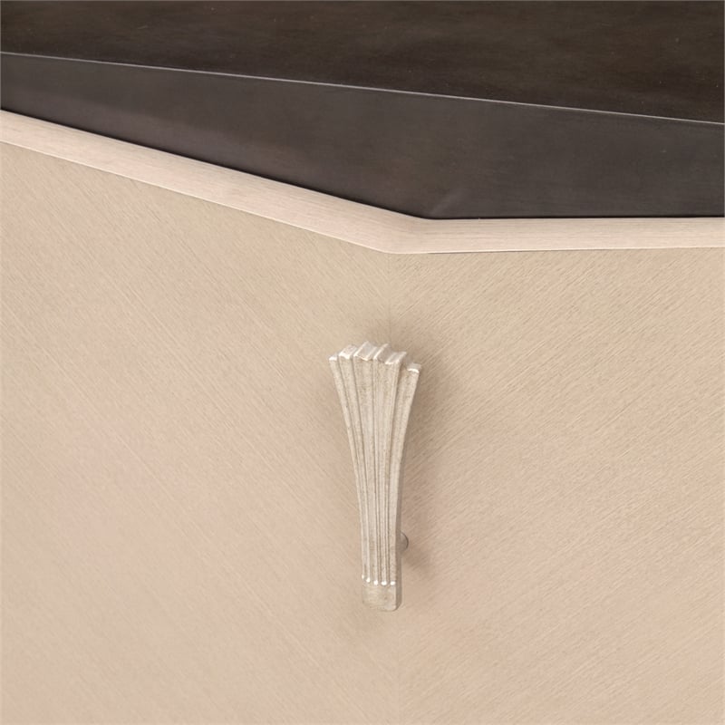 Fantosini Nightstand - Silver Mist