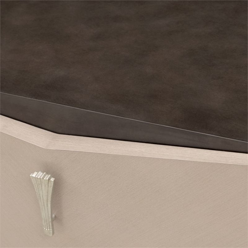 Fantosini Nightstand - Silver Mist