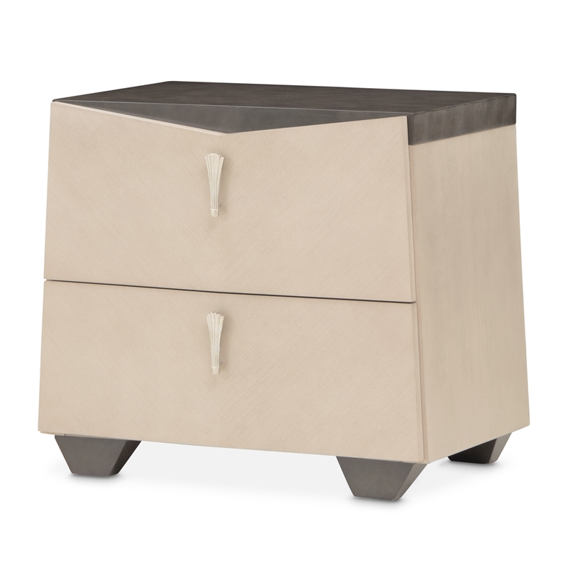 Fantosini Nightstand - Silver Mist