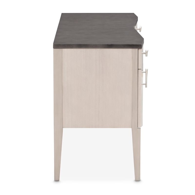Fantosini Vanity Desk - Silver Mist