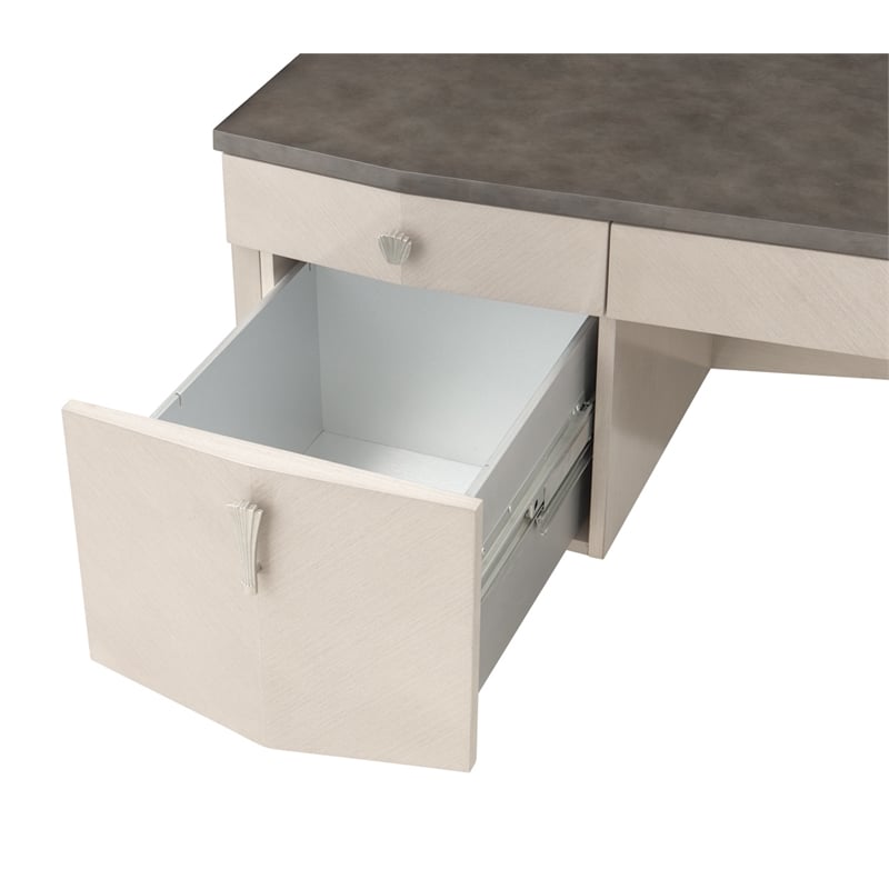 Fantosini Vanity Desk - Silver Mist