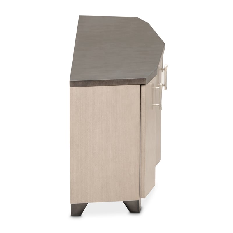 Fantosini Media Cabinet - Silver Mist