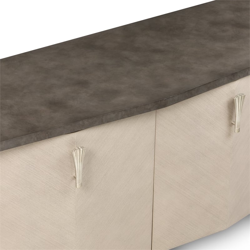 Fantosini Media Cabinet - Silver Mist
