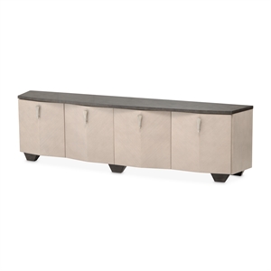 Fantosini Media Cabinet - Silver Mist