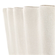 La Terrazza Queen Chenille Panel Bed - Creamy Pearl