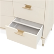 La Terrazza 9-Drawer Dresser with Mirror - Creamy Pearl