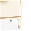 La Terrazza 9-Drawer Dresser with Mirror - Creamy Pearl