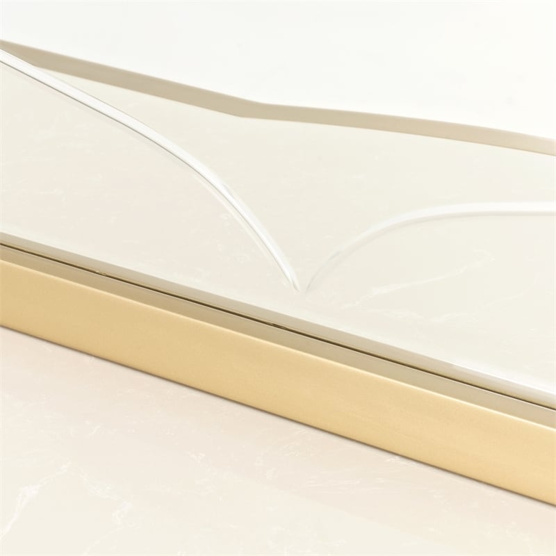 La Terrazza 9-Drawer Dresser with Mirror - Creamy Pearl