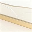 La Terrazza 9-Drawer Dresser with Mirror - Creamy Pearl