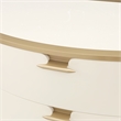La Terrazza 9-Drawer Dresser with Mirror - Creamy Pearl