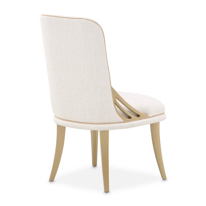 La Terrazza Dining Side Chair - Set of 2- Creamy Pearl